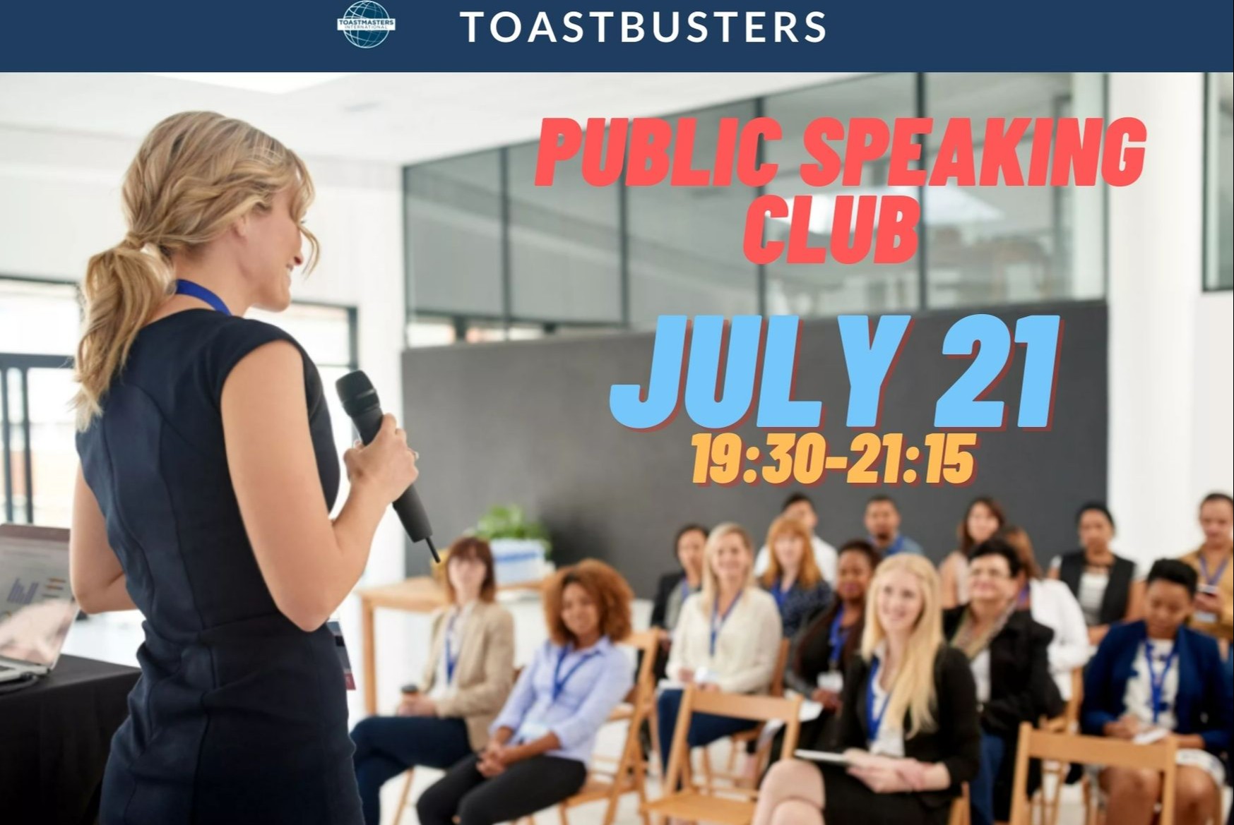 Toastbusters Club: Public Speaking Meeting