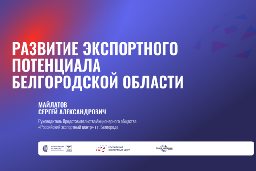 Развитие экспортного потенциала Белгородской области