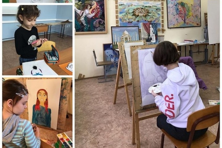 Художественная школа - мастерская. Промежуточная аттестац...