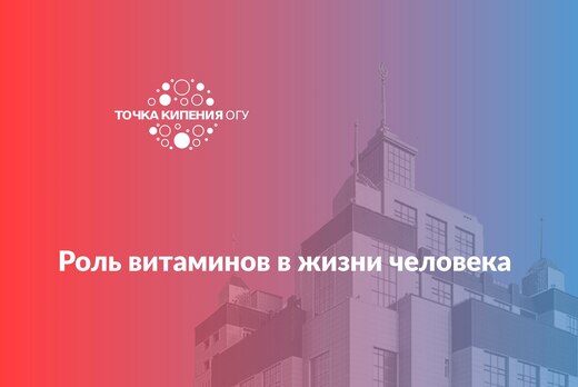 Роль витаминов в жизни человека