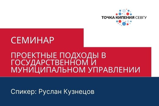 Проектные подходы в государственном и муниципальном управ...
