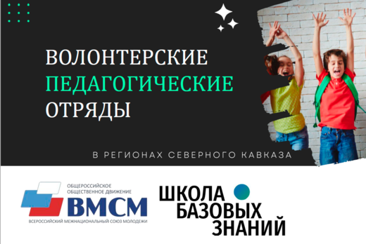 Презентация проекта "Волонтерские педагогические отряды"