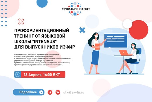 Профориентационный тренинг от Языковой школы “INTENSUS” д...
