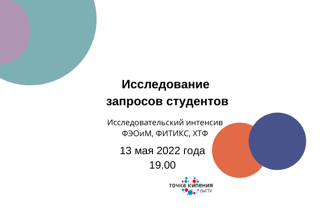 Исследование запросов студентов: ФЭОиМ, ФИТИКС, ХТФ