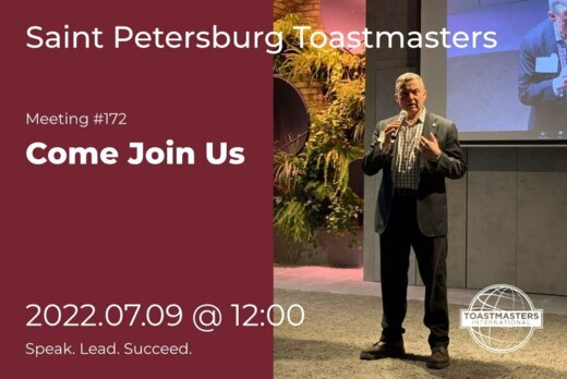 Toastmasters Meeting # 172