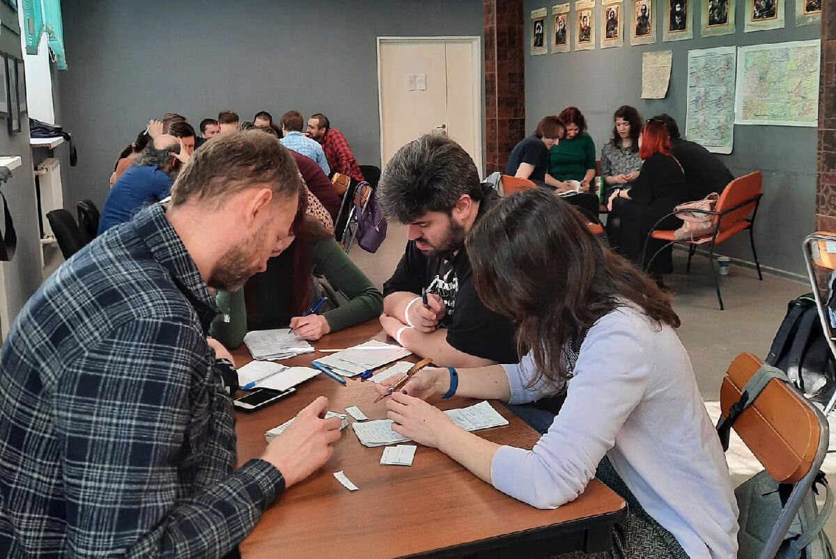 Встреча клуба интеллектуальных игр РГПУ и БГТУ Военмех