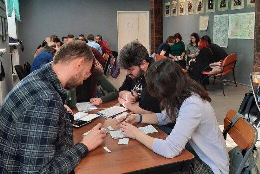 Встреча клуба интеллектуальных игр РГПУ и БГТУ Военмех