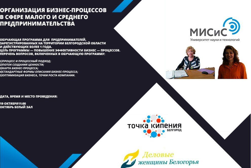 Организация бизнес-процессов в сфере малого и среднего предпринимательства