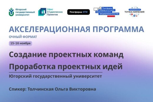 Создание проектных команд. Проработка проектных идей