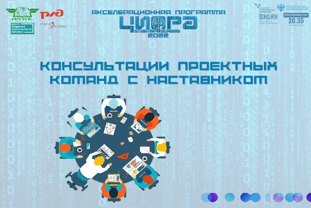Консультации проектных команд акселерационной программы "ЦИФРА 2022" с Наставником