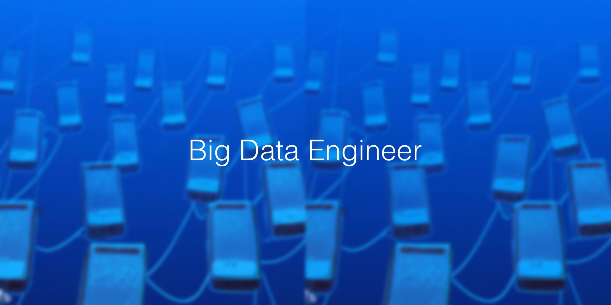 Лекция "Инженер больших данных и конвейерная обработка данных"