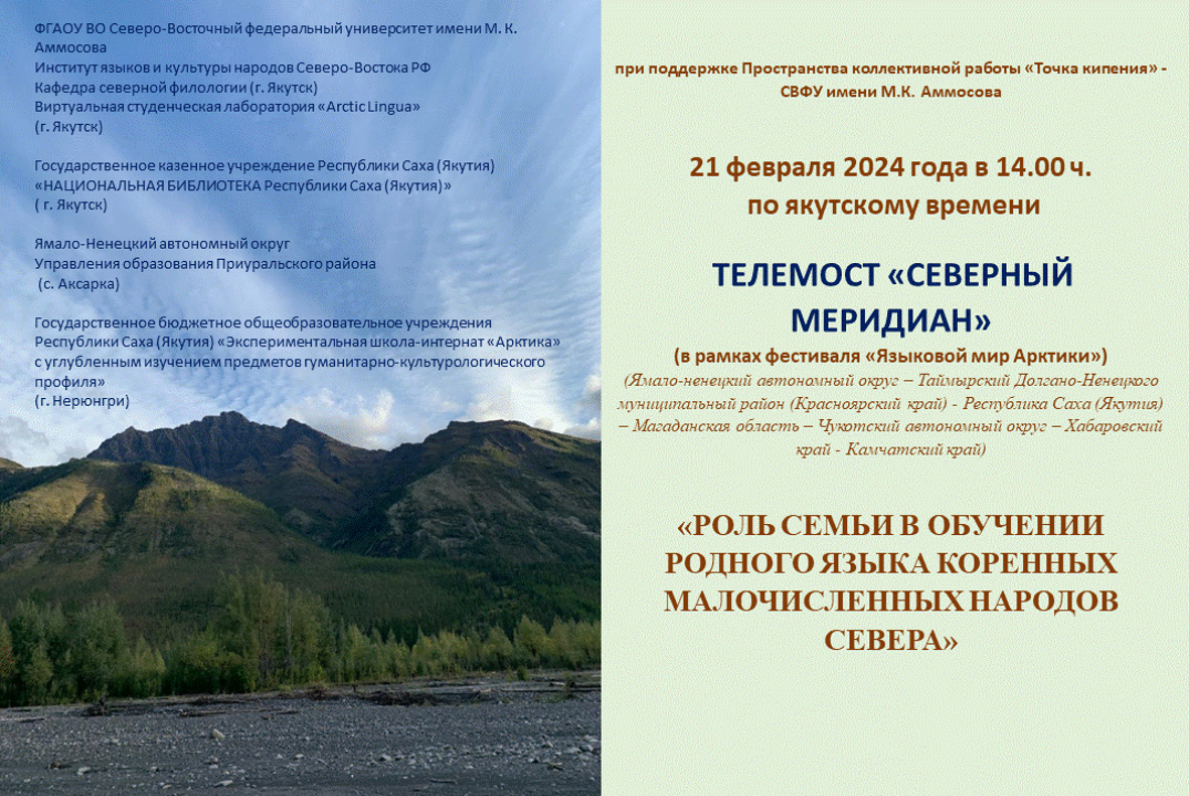 ТЕЛЕМОСТ «СЕВЕРНЫЙ МЕРИДИАН»