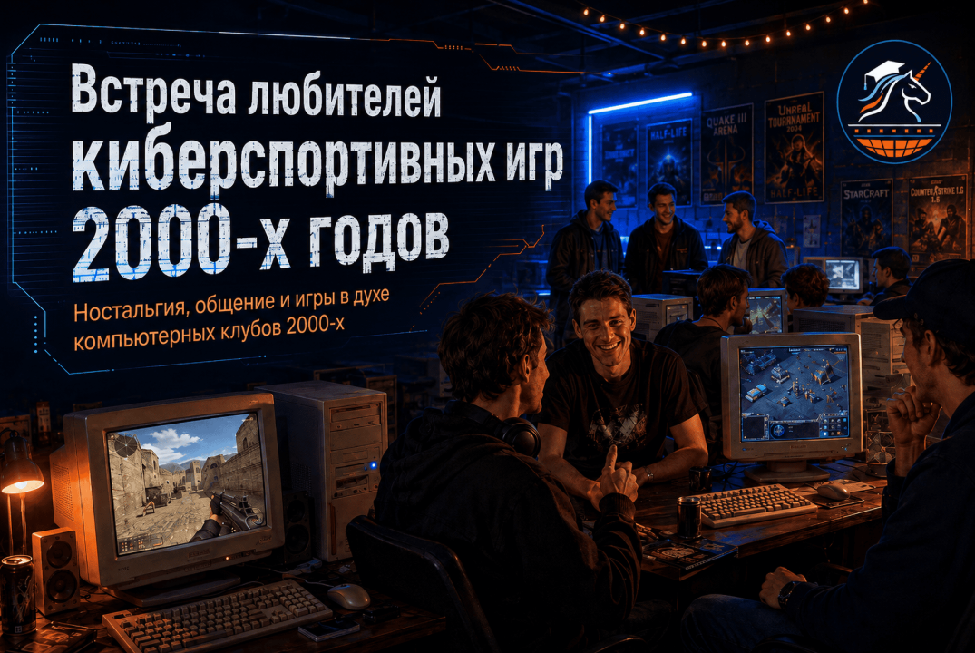 Встреча любителей киберспортивных игр 2000-х годов