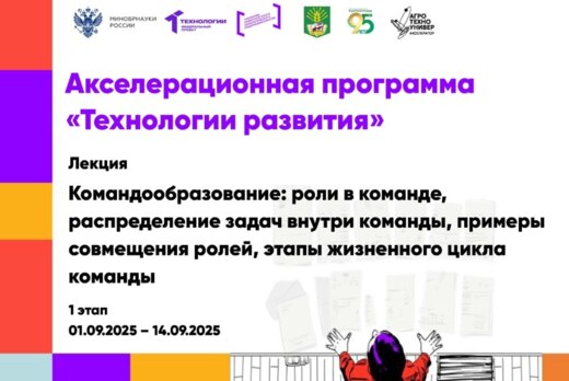 # Технологии развития Лекция «Командообразование: роли в...