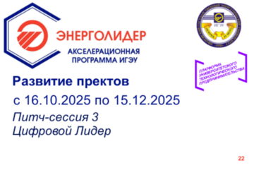 Питч-сессия 3. Цифровой Лидер