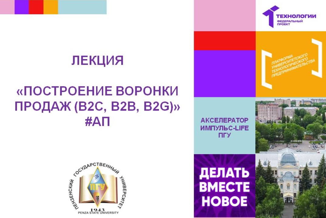 Построение воронки продаж (B2C, B2B, B2G) #АП