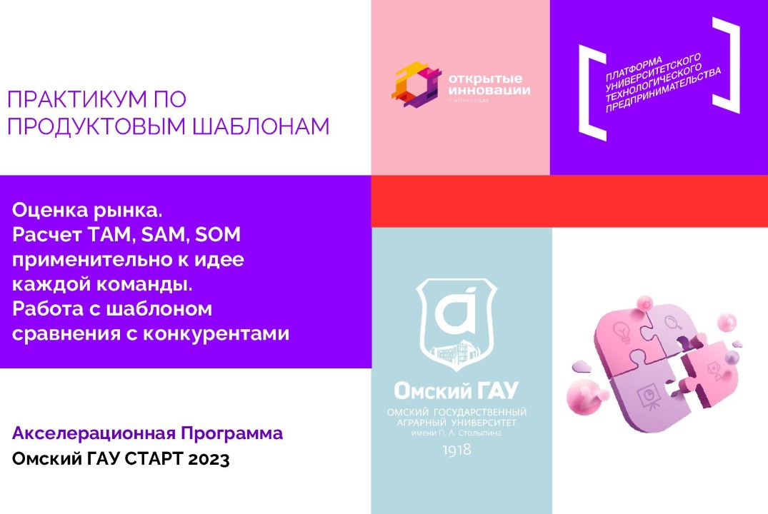Практикум по продуктовым шаблонам «Оценка рынка. Расчет TAM, SAM, SOM. Работа с конкурентами» #АП