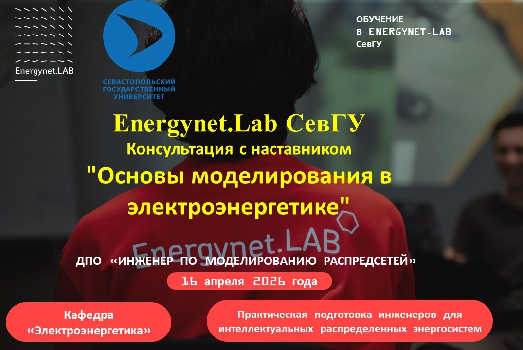 Energynet.Lab СевГУ - Консультация с наставником