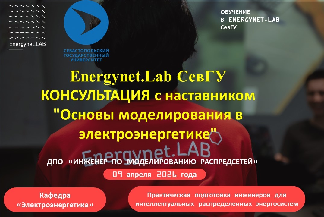 Energynet.Lab СевГУ - Консультация с наставником