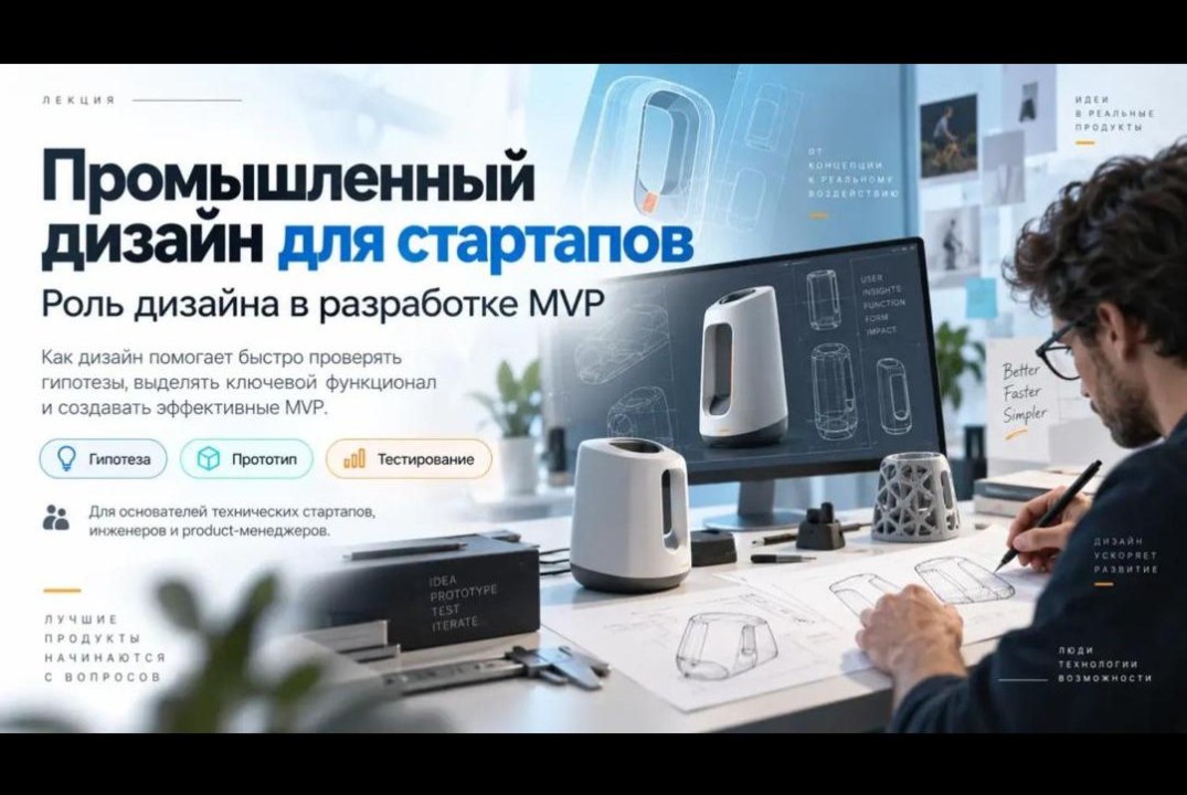 Промышленный дизайн для стартапов: роль дизайна в разработке MVP