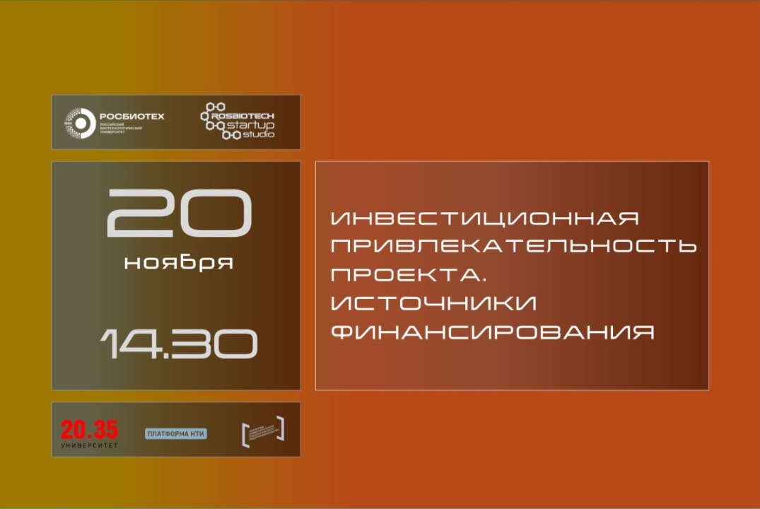 "Инвестиционная привлекательность проекта. Источники финансирования"