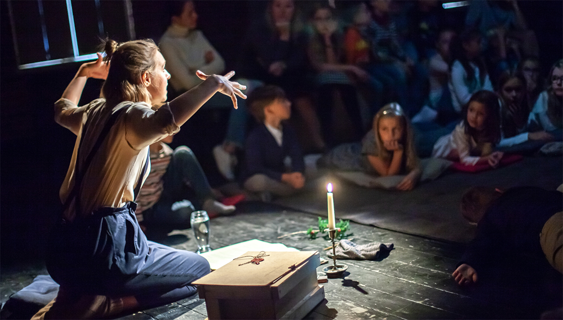 Спектакль "Таинственная история с привидениями" творческо...