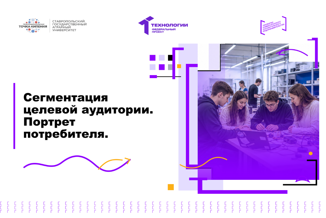 Сегментация целевой аудитории. Портрет потребителя.