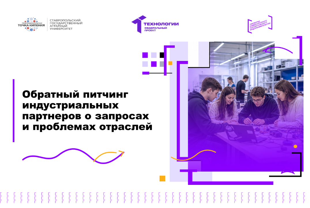 Обратный питчинг индустриальных партнеров о запросах и проблемах отраслей