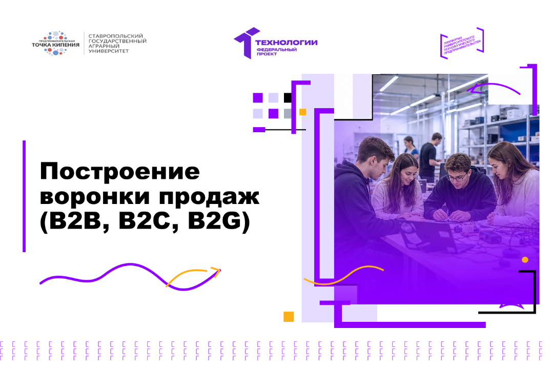 Построение воронки продаж (B2B, B2C, B2G)