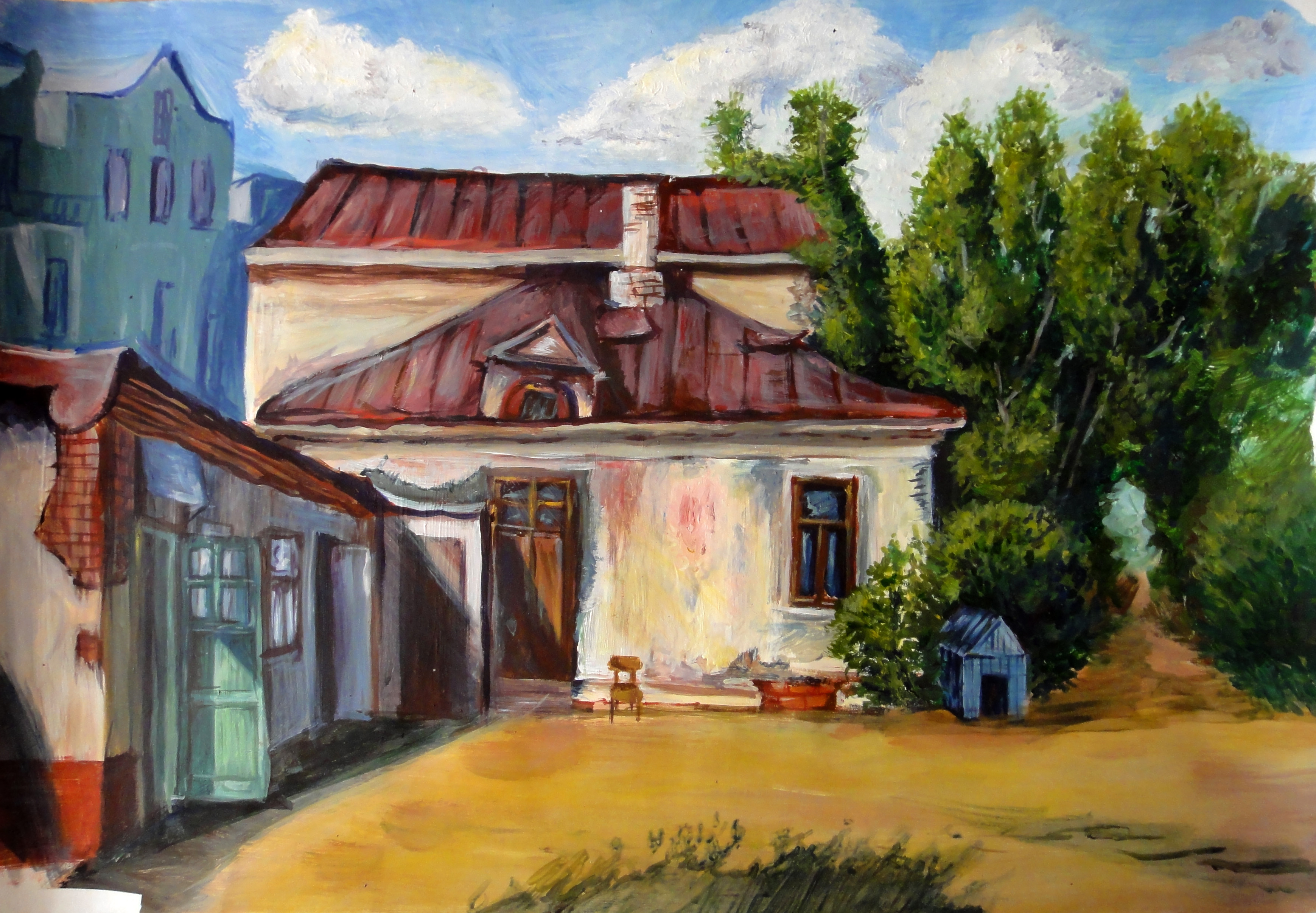 Пейзаж. Основы композиции. Изобразительные техники.