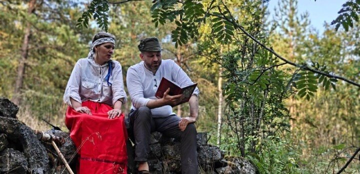 Театральная экспедиция по мотивам карельских мифов на острове Кильпола