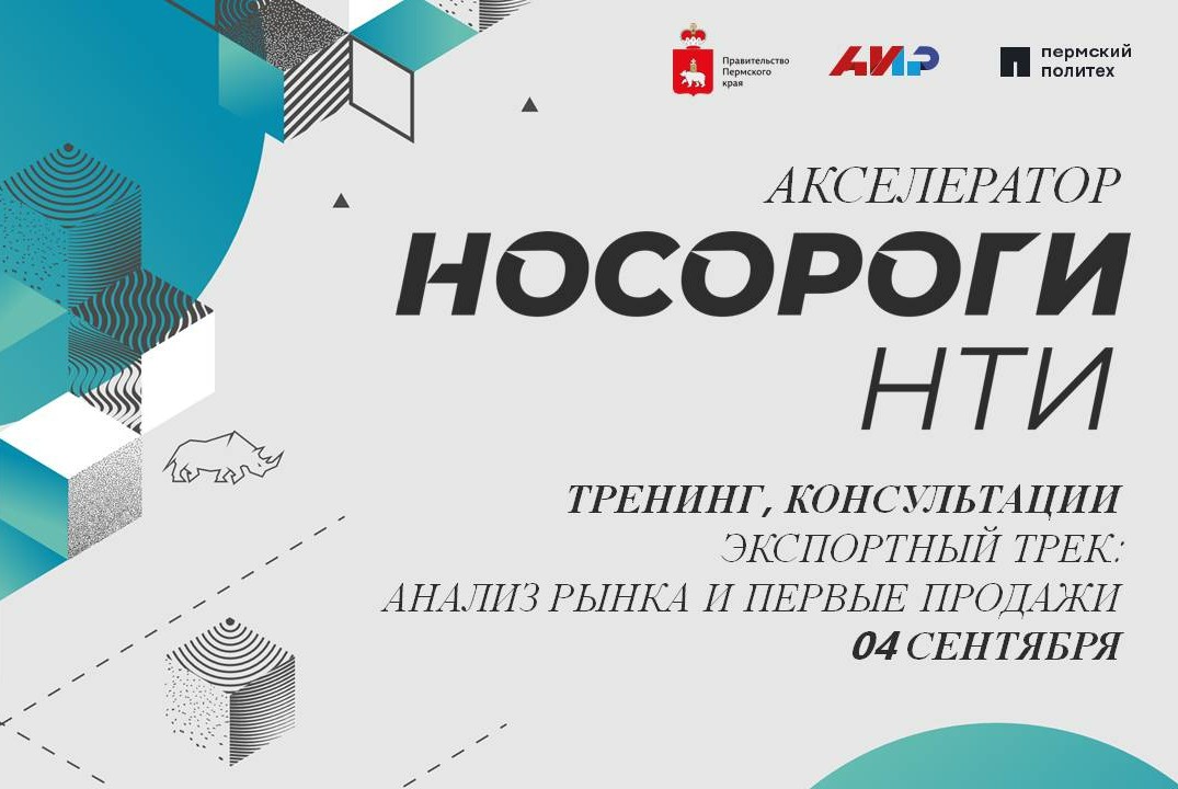 Акселератор "Носороги НТИ". Мастер-класс: Экспортный трек...