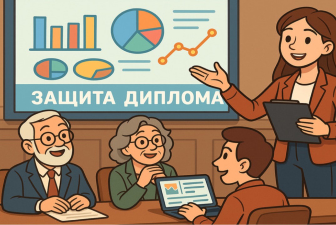Открытая защита выпускных квалификационных работ обучающихся групп ЭК-447 И ЭК-448