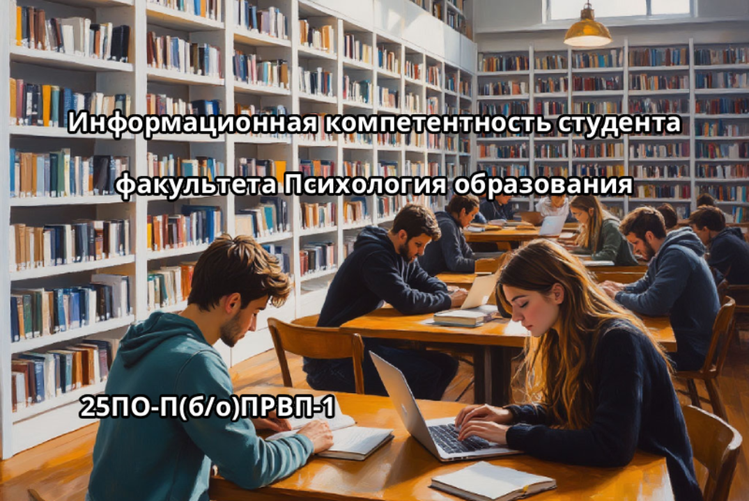 Информационная компетентность студента факультета Психоло...