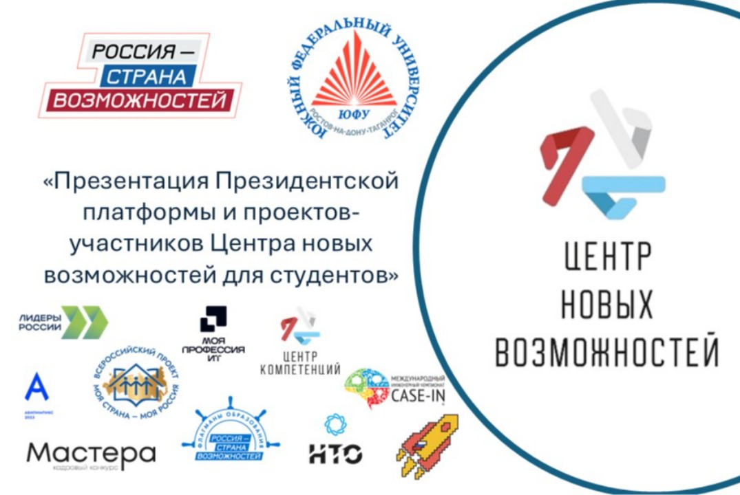 Презентация Президентской платформы и проектов-участников Центра новых возможностей для студентов: