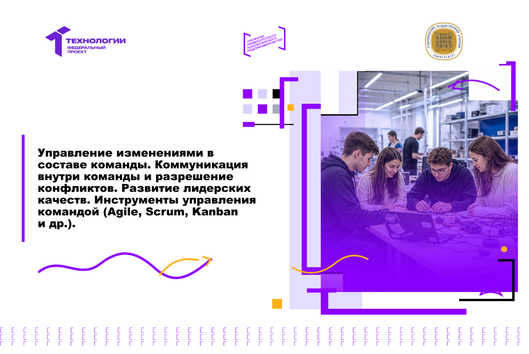 Управление изменениями в составе команды. Коммуникация, лидерство, Agile, Scrum, Kanban.