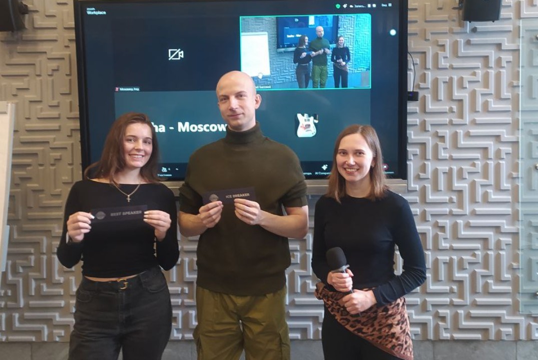 Встреча клуба практики публичных выступлений Saint Petersburg Toastmasters Club