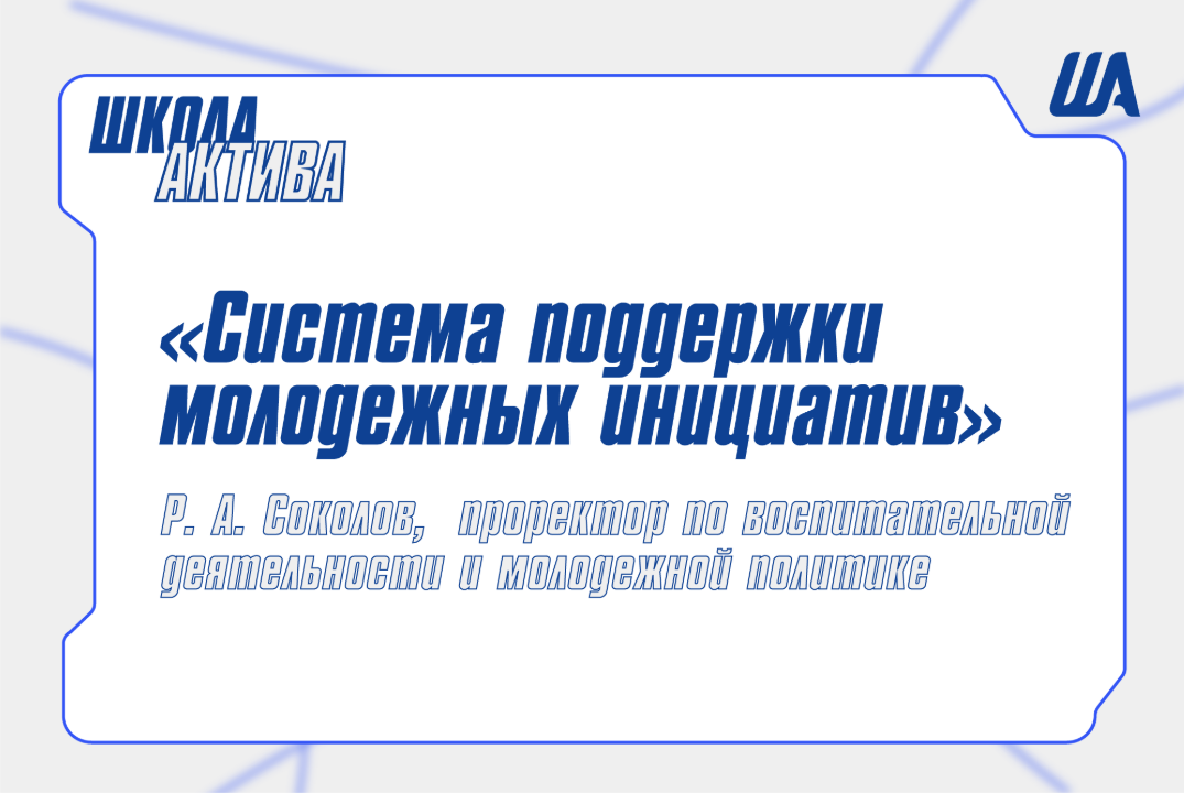 Система поддержки молодежных инициатив