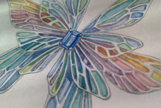 Выставка эскизов ювелирных украшений