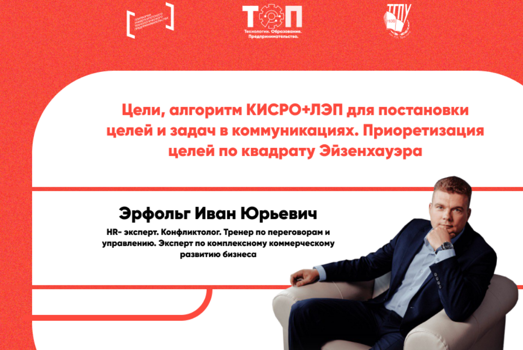 Цели, алгоритм КИСРО+ЛЭП для постановки целей и задач в коммуникациях. Приоритезация целей по квадрату Эйзенхауэра