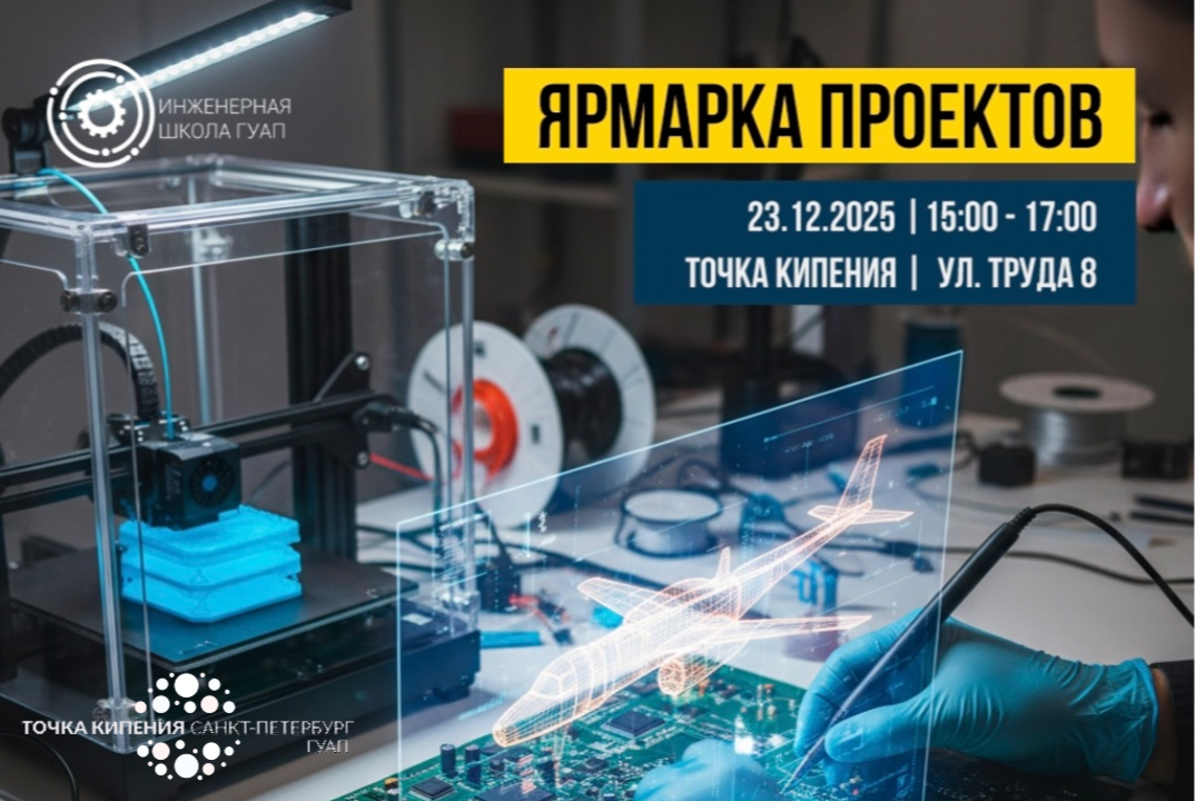 Представление студенческих проектов в рамках дисциплины "Проектная деятельность" в ГУАП