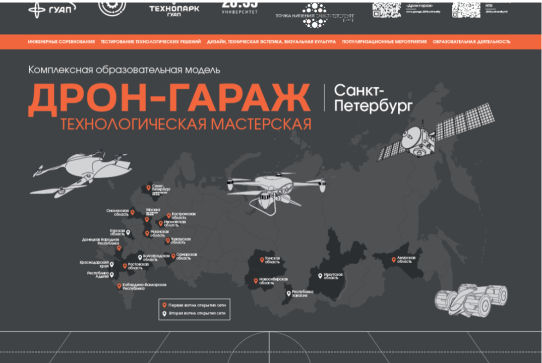 Полуостров: Дрон-Гараж Санкт-Петербург