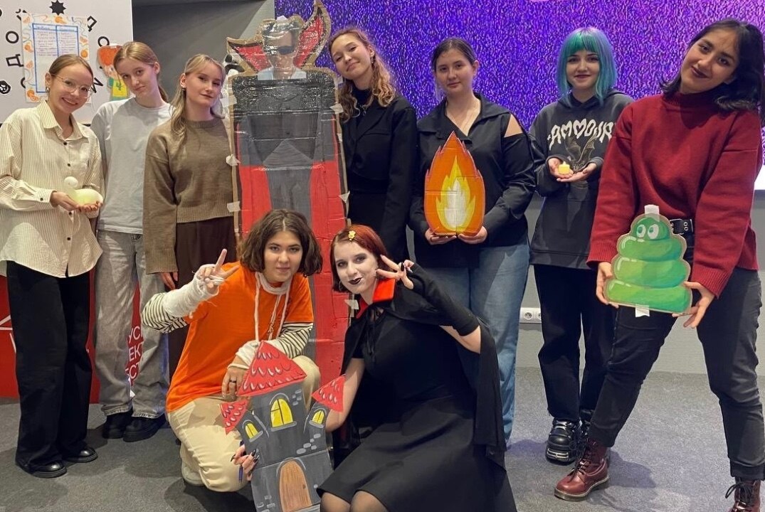 Занятие группы «Понедельник-Экспресс» Школы вожатского мастерства СПО «Витамин Роста»