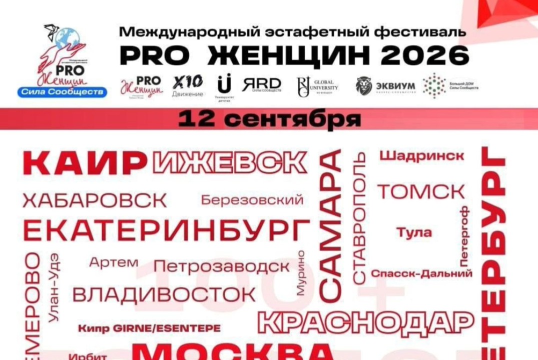 Международный эстафетный фестиваль Про Женщин 2026