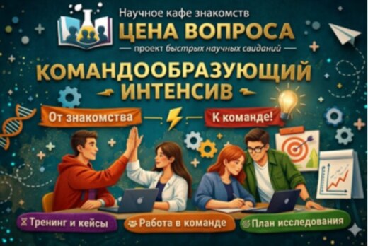 Командообразующий интенсив проекта "Научное кафе знакомст...