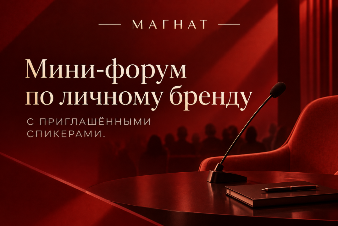 МАГНАТ. Мини-форум по личному бренду с приглашёнными спикерами.