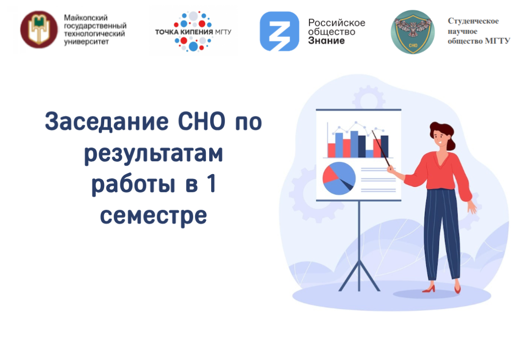 Заседание СНО по результатам работы в 1 семестре