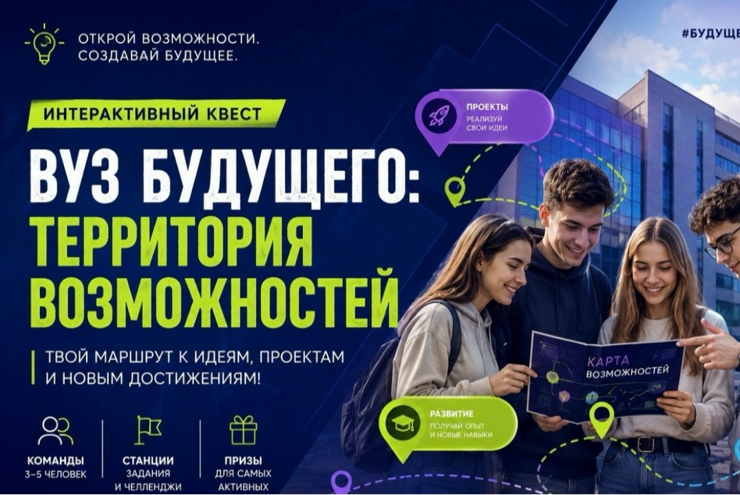 Интерактивный квест «Вуз будущего: территория возможностей»