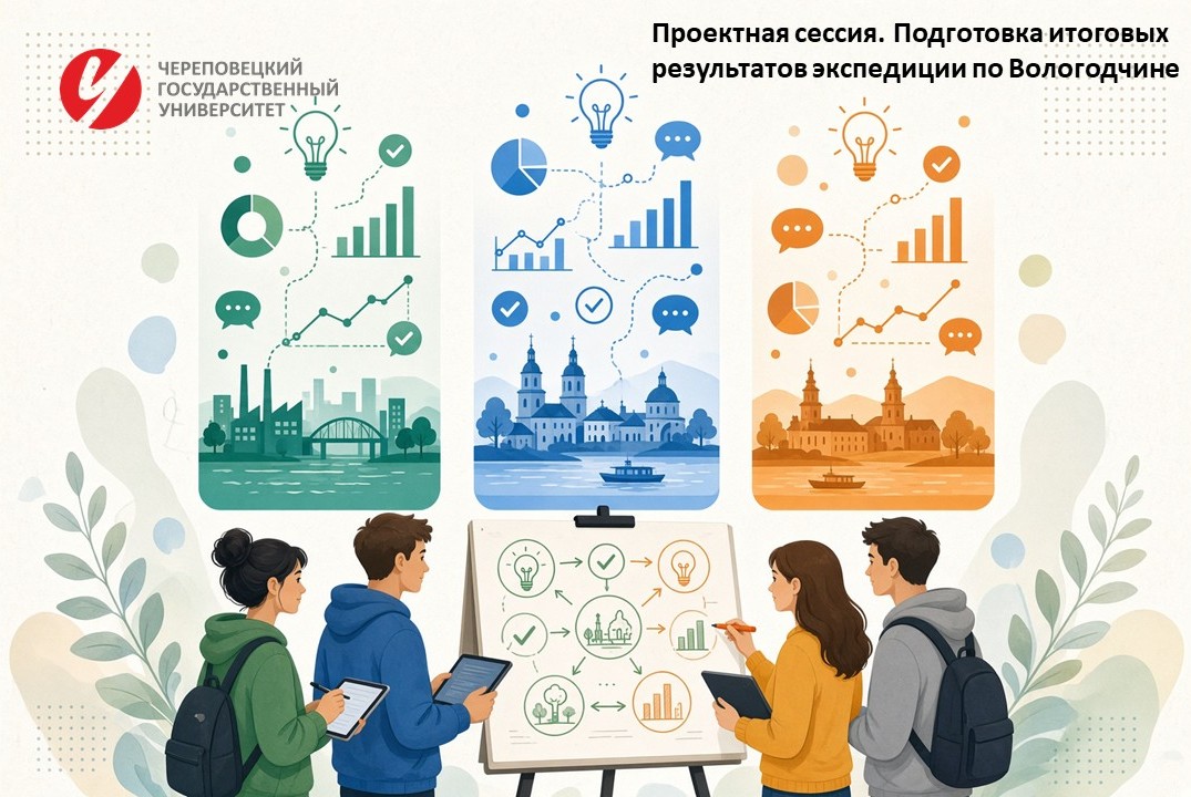Проектная сессия. Подготовка итоговых результатов экспедиции по Вологодчине
