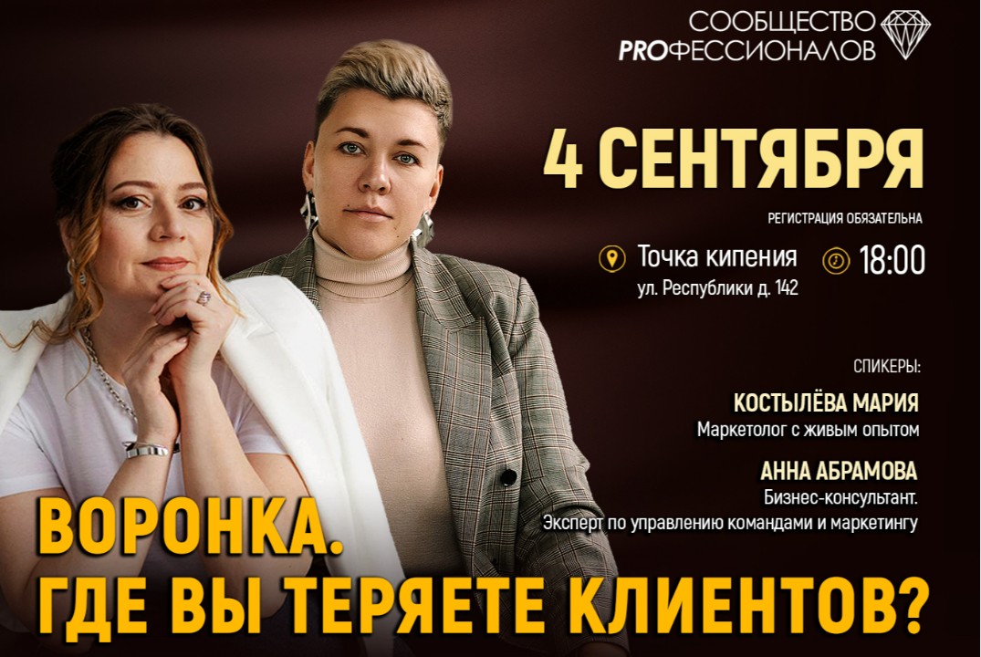 Воронка: где вы теряете клиентов
